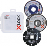 Pjovimo diskas Bosch X-LOCK Starter Kit; 125 mm; 5 vnt.