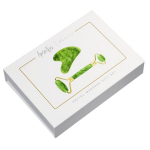 Žalio nefrito akmens veido masažuoklio ir Gua Sha rinkinys Amalfis