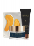 Veido priežiūros rinkinys Eclat Skin London: paakių diskeliai, 5x2 vnt. + veido kaukė, 50 ml + drėkinantis veido kremas, 50 ml