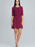 Suknelė moterims Figl 116234, raudona, XL