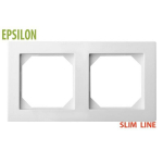 Epsilon Slim Line rėmelis 2 vietų