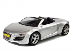 Automobilis kabrioletas 1:18, sidabrinis