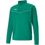 Vyri&scaron;kas džemperis Puma Rise 1 4 Zip Top Pepper Gre 657394 05, žalias