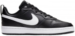 Sportiniai batai berniukams Nike Court Borough Low 2 Black BQ5448