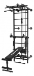 Sporto kompleksas-jėgos treniruoklis Kraft SystemLight 3in1 Flexter, juodas, 247x68,5cm, Juoda