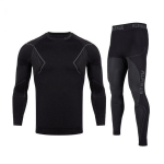 Termo apatiniai vyrams Alpinus Active Base Layer Set thermoactive underwear, juodi