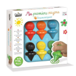 Ergonomi&scaron;kos mažylio kreidelės nuo 12 mėnesių (6vnt)