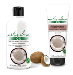 Kokoso rinkinys Naturalium: plaukų kondicionierius 200 ml + &scaron;ampūnas 400 ml