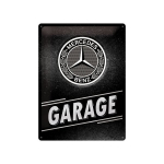 Metalinė plok&scaron;tė 30x40 cm / Mercedes-Benz - Garage