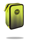 Forminis trijų skyrių penalas su priedais CoolPack Jumper 3 Gradient Lemon E67510