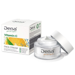 Dieninis ir naktinis veido kremas Deba Vitamin C su hialurono rūg&scaron;timi, 50 ml