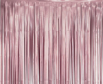Dekoratyvinis ornamentas - užuolaida, 100 x 200 cm (spalva: matinė rožinė) SH-KMRO