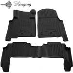Kilimėliai 3D TOYOTA Land Cruiser 200 2007-2021, 4 vnt. black /5022044