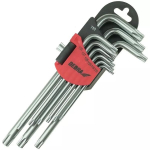 Torx raktai ilgi T10-T50 rinkinys 9vnt., CRV