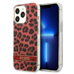 Guess Case GUHCP13LHSLEOR skirtas iPhone 13 Pro / 13 6,1", raudonas