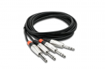 Hosa Technology HSS-010X2 garso kabelis 3 m 2x 6,35 mm TRS juodas