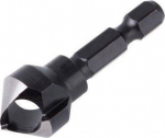 Wolfcraft 16 mm praėjimo grąžtas su i&scaron;stumtuvu, &scaron;e&scaron;iakampiu kotu
