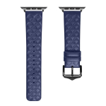 Dux Ducis Leather Watch Band Bracelet Genuine Blue
