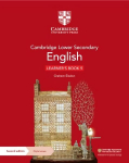 Cambridge Lower Secondary English Learner's Book 9 with Digital Access (1 Year) 2nd Revised edition