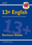 New 13plus English Revision Guide for the Common Entrance Exams exams from Nov 2022