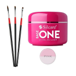 Nagų priauginimo rinkinys Silcare Pink gelis 50 g N04