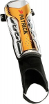 Blauzdų apsaugos Patrick, L, SHINGUARD WITH FOOT, SILVER
