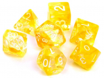 Kauliukai Rebel RPG Dice Set, Geltona