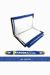 Sulenkami futbolo vartai BazookaGoal (matmenys 1,2 x 0,75 m) - Mėlyna, one size
