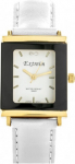 Laikrodis Extreim, su baltu dirželiu ir auksine apdaila