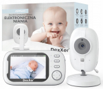 Elektroninis kūdikio monitorius su termometru, mikrofonu ir garsiakalbiu