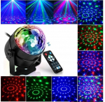 LED RGB DISCO BALL Septyni spalvų deriniai FLESH funkcija