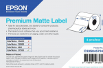 Epson Premium Mat nuolatinis akrilinis lipdukas 102 x 152 mm 3200 etiketė(s) (4 ritinėliai x 800) Etiketės formoje&hellip;