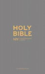 NIV Pocket Charcoal Soft-tone Bible with Zip