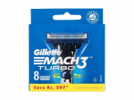 Skutimosi galvutės Gillette Mach 3 Turbo, 8 vnt