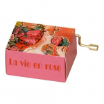 Muzikinė dėžutė Fridolin La vie en rose Art Nouveau, raudona