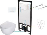 Potinkinis klozeto komplektas Deante Peonia 6in1 CDEA6ZPW, White/Bianco