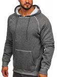 Džemperis vyrams J.Style Fleece Grey 8B152-5 8B152-5, pilkas