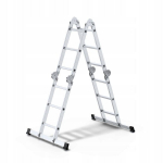 Daugiafunkcinės kopėčios Awtools, 4 pakopų, 370 cm