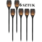 LED sodo lempa, 6 vnt