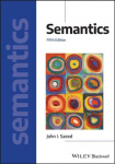Semantics, 5th Edition