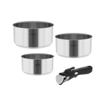 Puodų rinkinys su nuimama rankena - Teesa Cook Expert