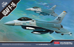 Klijuojamas modelis Academy 12610 USAF F-16 Fighting Falcon 1/144