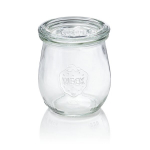 Weck stiklainiai su dangteliais, 220ml, 12 vnt.