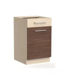 Pastatoma spintelė su stalčiumi ir durelėmis Modena MD15, 50 cm, ruda