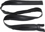 Užtrauktukas plastikinis su reversine spynele Nr.5 80 cm, juodas