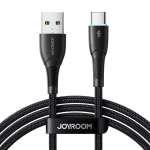 &bdquo;Joyroom Starry&ldquo; serijos SA32-AC3 3A USB-A / USB-C laidas 1 m &ndash; juodas