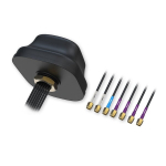Teltonika 5G/GNSS/WiFi antena, montuojama ant stogo, SMA jungtys, IP67