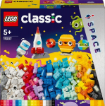 LEGO&reg; 11037 klasikinės kūrybinės planetos, saulės sistemos žaislas, raketų &scaron;audyklių konstravimo rinkinys