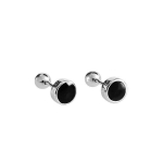 Auskarai moterims Sidabra Jewelry Helix Black E038
