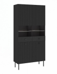 Vitrina Viena 2D, juoda